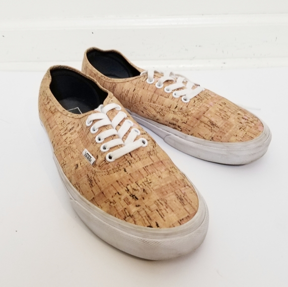 vans cork shoes